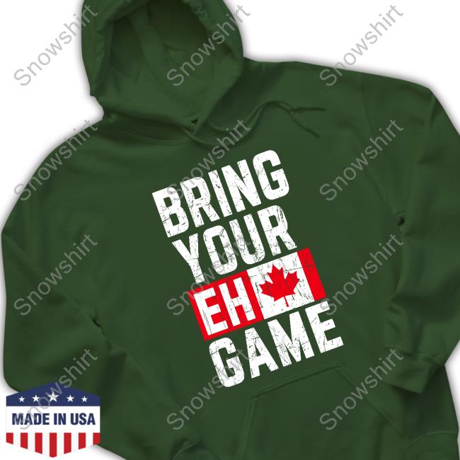 Bring Your Eh Game Long Sleeve T Shirt Official Andrea Dejong Bring Your Eh Game Canada Flag T Shirt