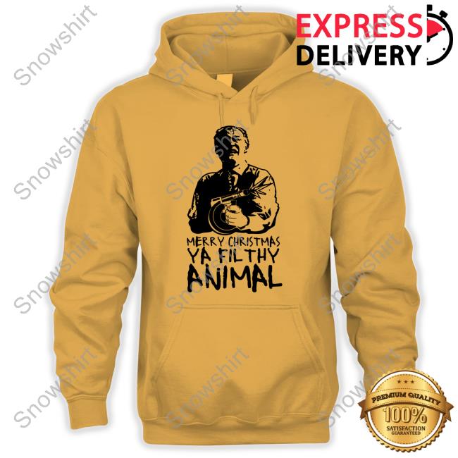 Bunker Branding Merch Merry Christmas Ya Filthy Animal Long Sleeve T Shirt Official Bunker Branding Merry Christmas Ya Filthy Animal T Shirt