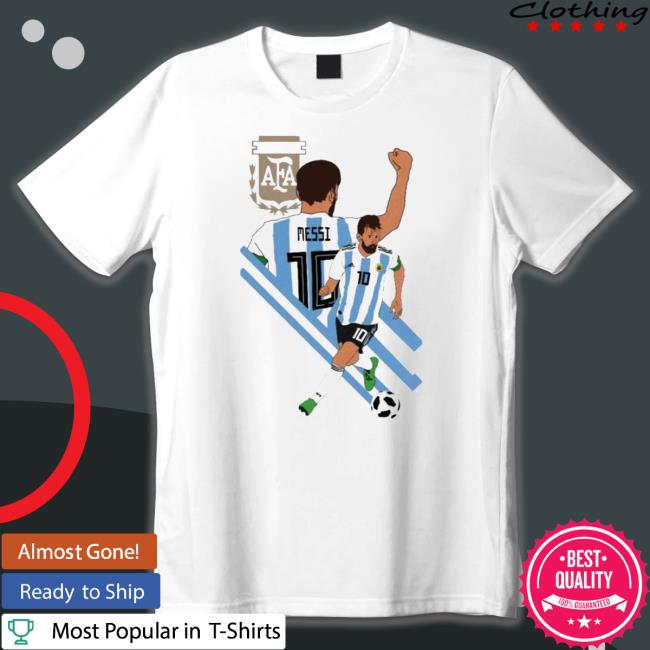 Official Lionel Messi Argentina Fifa World Cup 2022 Shirt