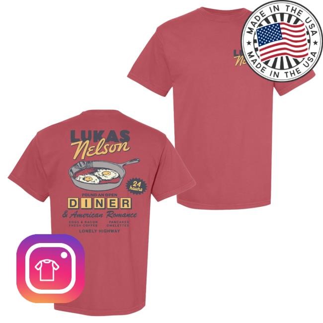 Official Lukas Nelson Merch Store Diner Tshirt