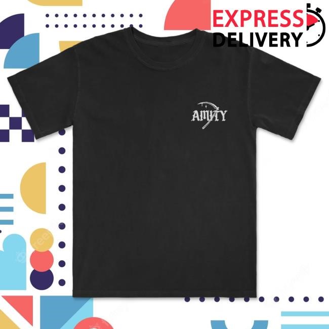 Official Amity Affliction Merch Store Amity Affliction Sleep One Step From Death T-Shirt (Black)