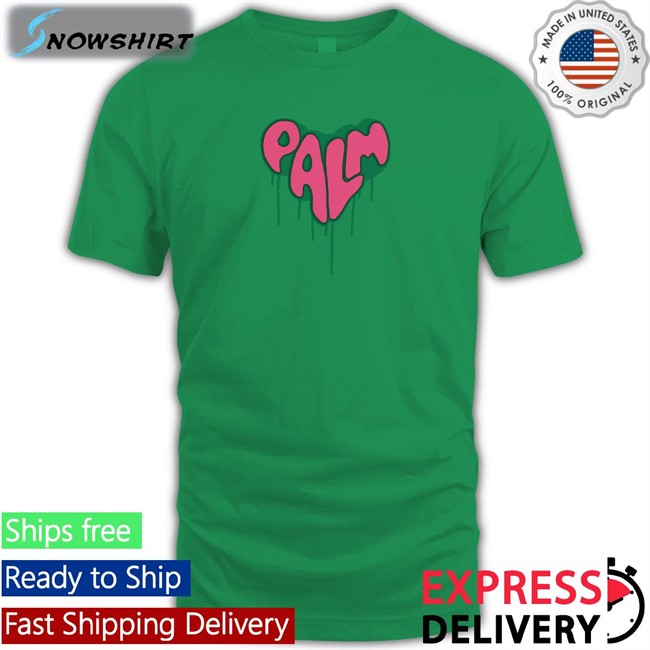 Lee Know Palm Angels Spray Heart Edition Limited T-Shirt Lena Staysday6 Lee Know Palm TShirts
