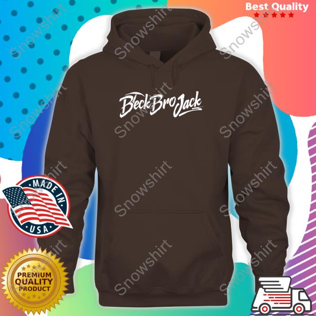 Beckbrojack Merch Beckbrojack Logo Black Sweatshirt Beckbrojack Black Tee