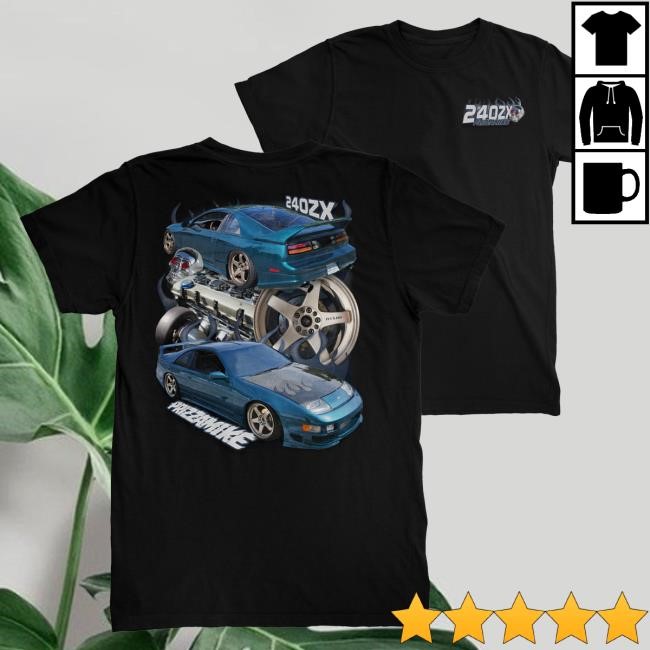 Official Prizzamike Shop Prizza Mike 240Zx Black Shirt