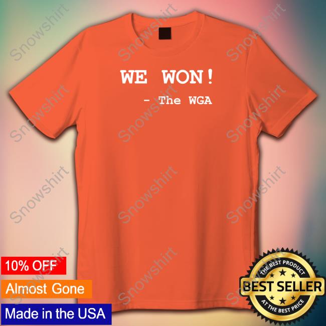 Official Danielle Nicki Merch We Won The Wga Tee Danielle Nicki Merch We Won The Wga Shirt