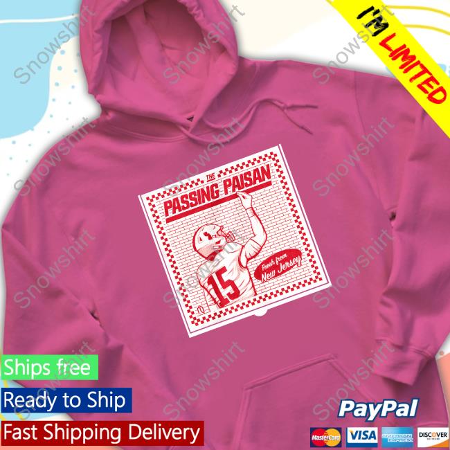 Official Athlete Logos The Passing Paisan Fresh From New Jersey Tee Shirt