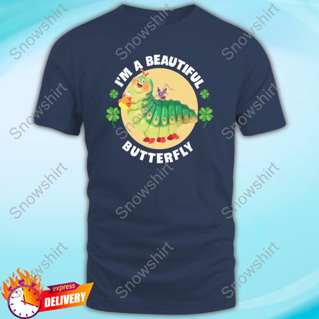 Heimlich I'm A Beautiful Butterfly T Shirt Official Chris Colfer Heimlich I'm A Beautiful Butterfly T Shirt Caterpillar Heimlich A Bug's Life