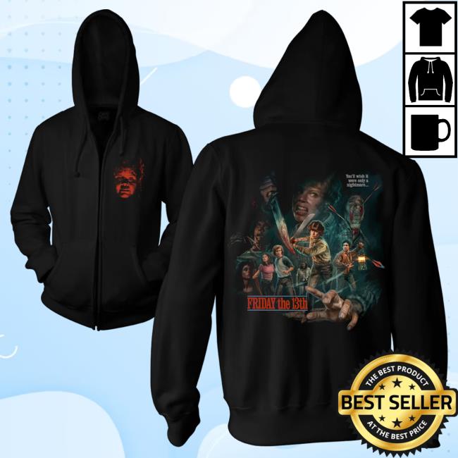 Official Cavity Colors Camp Blood Nightmare - Zip Up Attractive Hoodie (Leftovers)