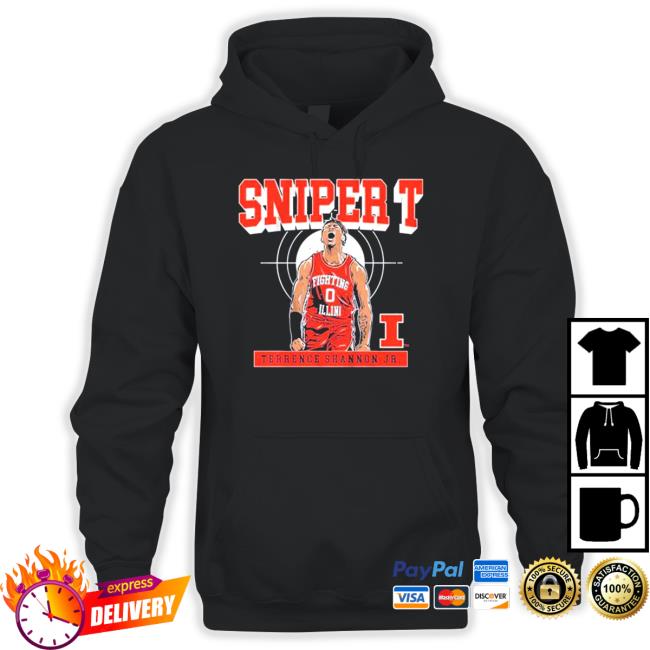 Illinois basketball terrence shannon jr sniper Sweatshirt Illinois basketball terrence shannon jr sniper Shirts