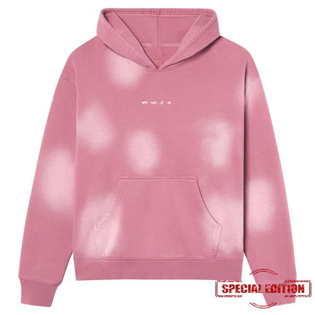 Official Elevated Faith Clothing WWJD Pink Unisex Sweatshirt