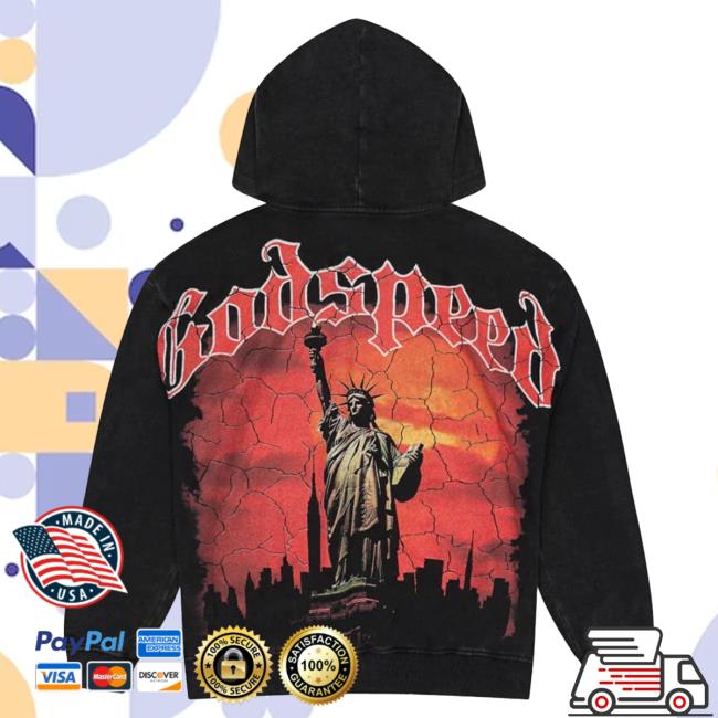 Official Godspeed Nyc Clothing Merch Red Day Sweater