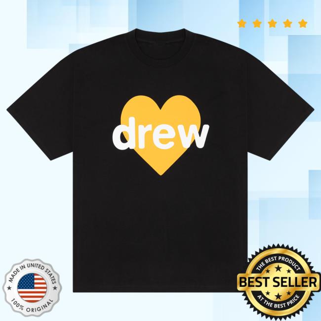 Official Drew House Merch Store Shop Infinite Love Ss Tshirt Black DrewHouse Apparel Clothing