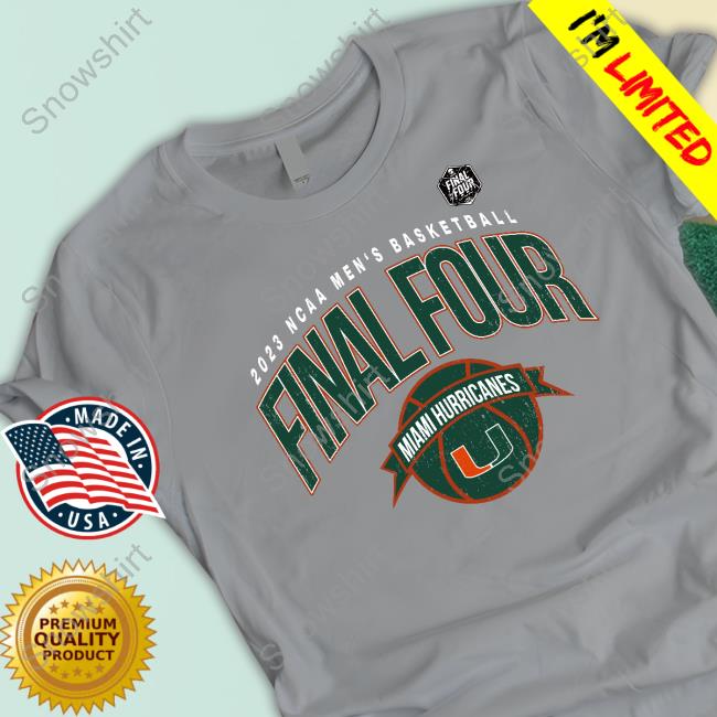 Official Ncaa Miami Hurricanes 2023 Ncaa Final Four Retro Tee Shirt Miami Hurricanes 2023 Ncaa Final Four Retro T-Shirt