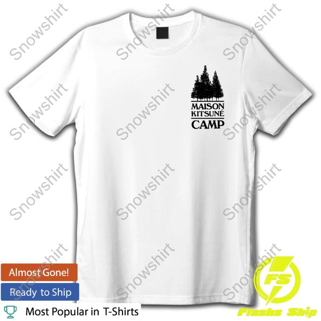 Maison Kitsune Camp Tee Shirts JuneBlueMoon Maison Kitsune Camp TShirts Amanda