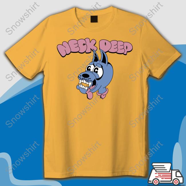 Official Neck Deep Doggo White Tee Neck Deep Merch Neck Deep Doggo White T Shirts