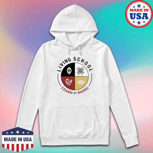 Official Living School Learn By Doing Sweaters Official Living School Learn By Doing Hooded Sweatshirt
