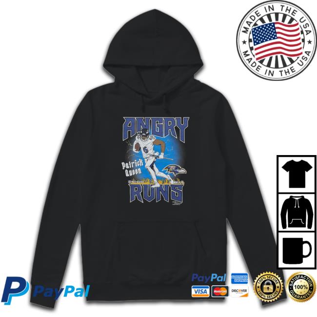 Official Homage Angry Runs Ravens Patrick Queen T Shirt Angry Runs Ravens Patrick Queen T Shirt