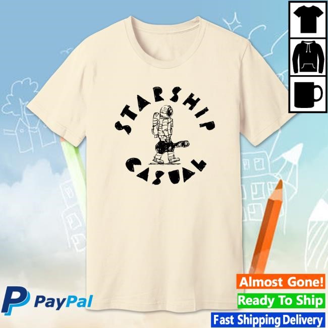 Official Wilco Merch Shop Starship Casual New T-Shirt Wilco