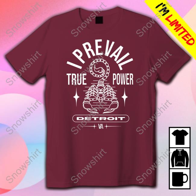 True Power Scorpion T Shirt I Prevail Merch True Power Scorpion Shirt Tee