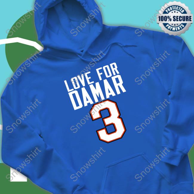Love For Damar 3 Tee Damar Hamlin Love For Damar 3 Shirt Buffalo Bills