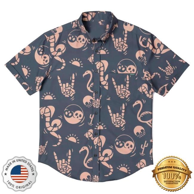 Official Rsvlts Snakes, Skulls, And Sunsets Hawaii T-Shirt