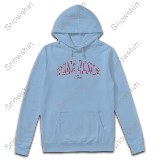 Home Alone Club Hoodie Official BrightWin Home Alone Club Long Sleeve Tee