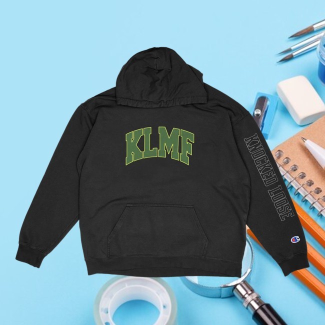 Knocked Loose Wood Cross Klmf Pull Hoodie Knocked Loose