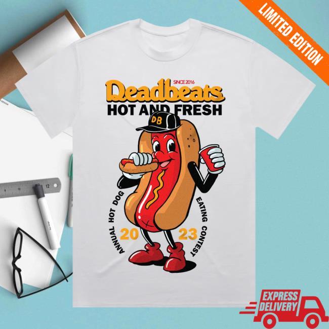 Shop Deadbeats Merch Deadrocks IX - Jamboree Hot Dog Crewneck Sweatshirt