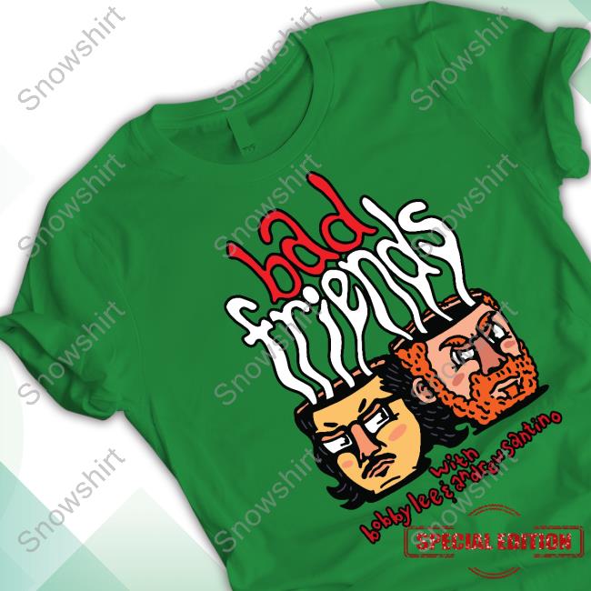 Bad Friends With Bobby Lee & Andrew Santino Hoodie Official Bad Friends Merch Mugheads Hoodie