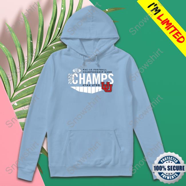 Pac-12 Football Championship Game 2022 Champs Utah Utes Shirt Red Pac-12 Football Championship Game 2022 Champs Utah Utes T Shirt