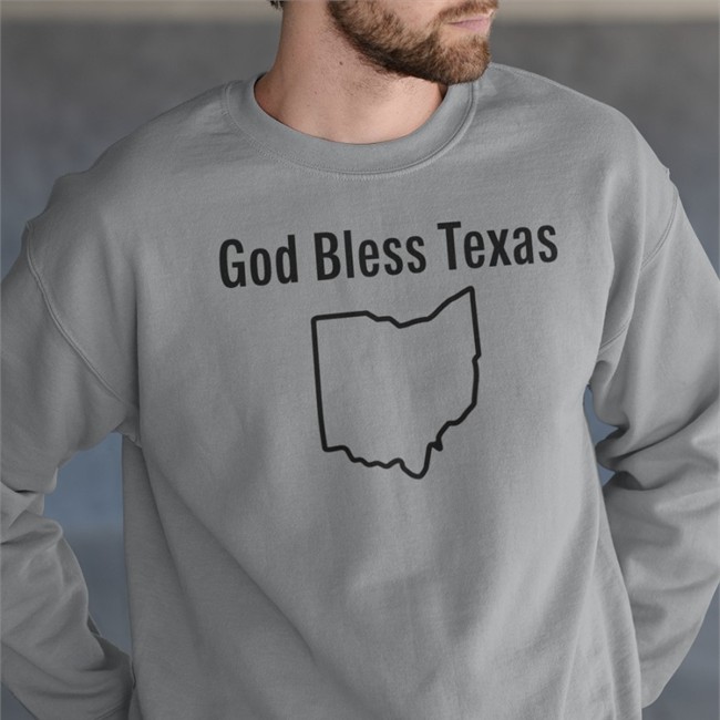 God Bless Texas Ohio Hoodie