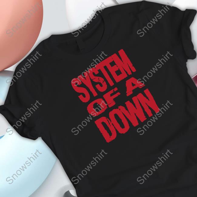 System Of A Down Self-Titled Stacked Logo Long Sleeve Shirt