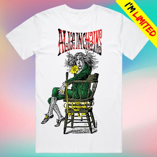 Official Alice In Chains Merch Store Alice In Chains Angry Chair White Tshirt Aliceinchains