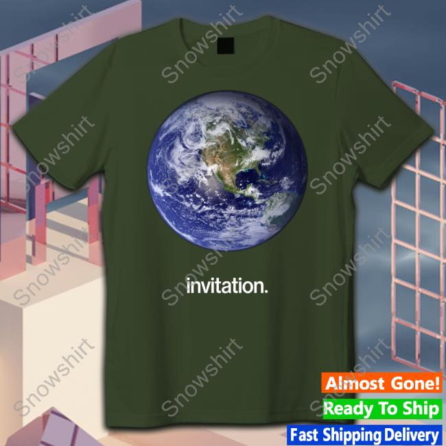 F1 Earth Invitation Shirt Sebastian Vettel Earth Invitation T Shirt F1 Race
