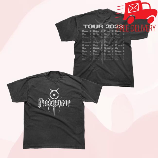 Official Ghostemane Merch Logo Tour Tee