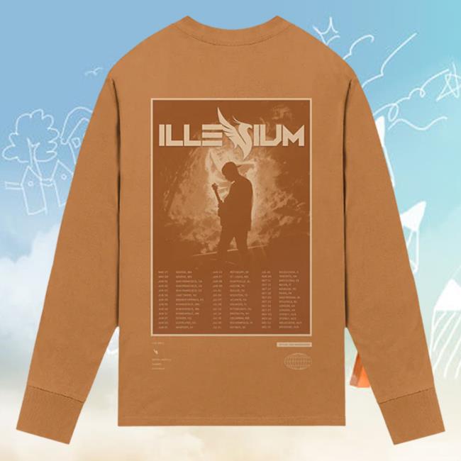 Official Illenium Merch Store Illenium Tour 2023 Long Sleeve T Shirt Illenium Shop Official Illenium Merch Store Illenium Tour 2023 L/S Tee Illenium Shop