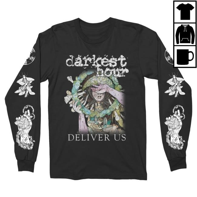 Official Night Shift Merch Store Shop Darkest Hour - Deliver Us Long Sleeve Tees Nightshift Merch