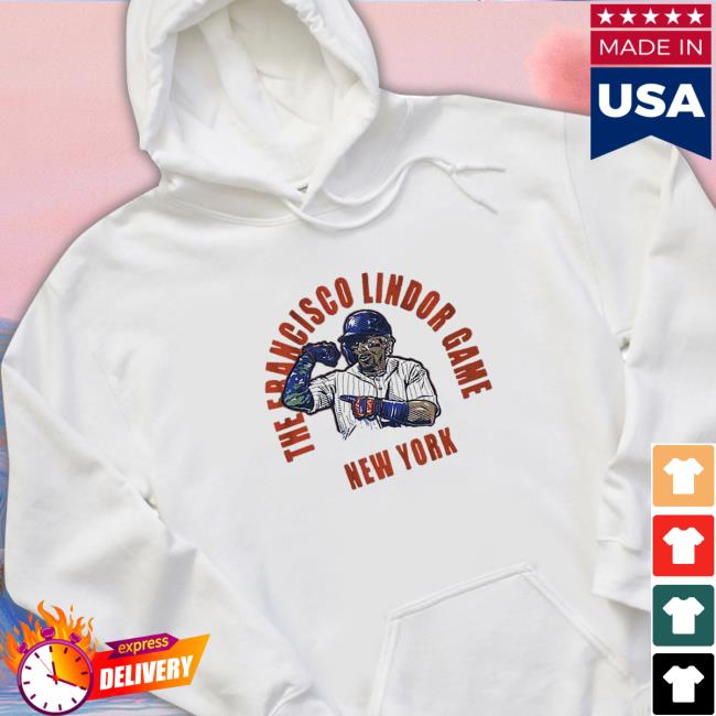 The Francisco Lindor Game Baseball Tee Shirt Official The Francisco Lindor Game Baseball Hooded Sweatshirt
