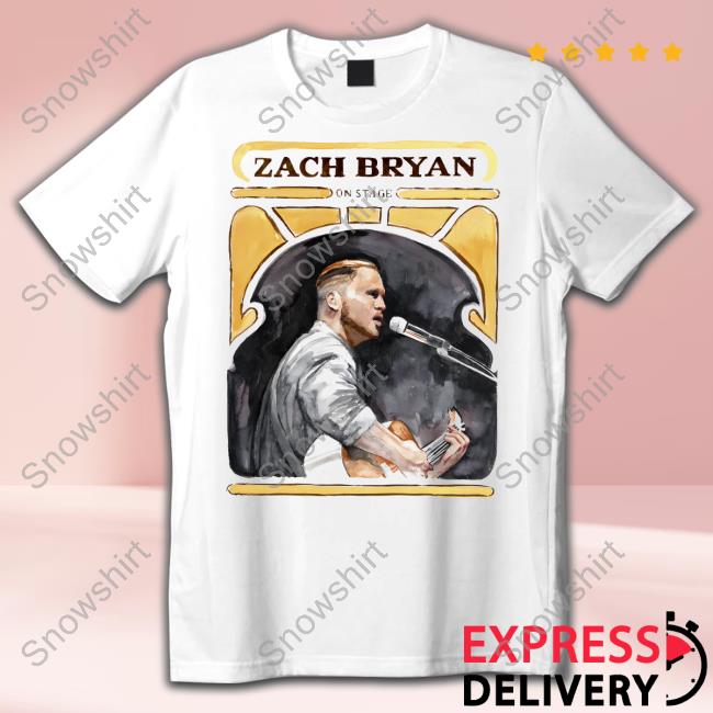 Zach Bryan Merch Onstage Tee