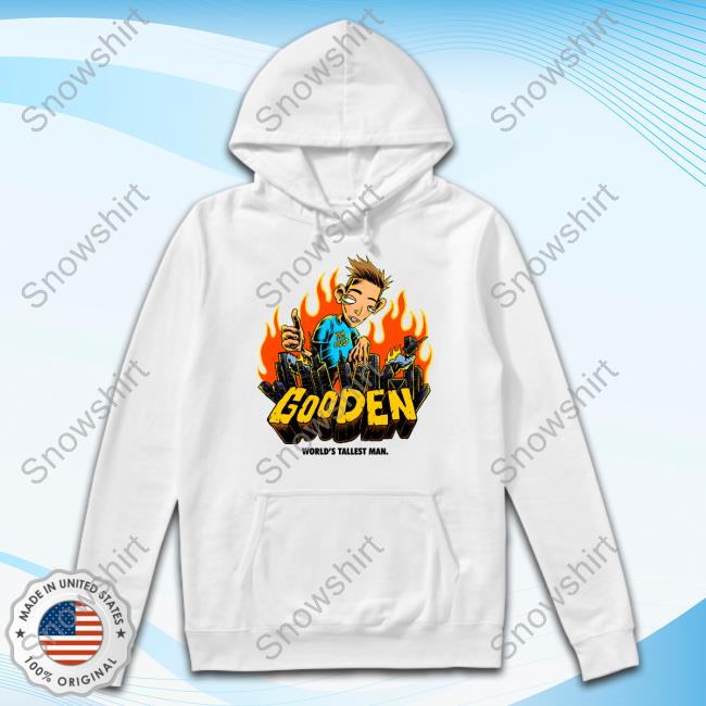 Drew Gooden Merch World's Tallest Man Natural Long Sleeve Tee