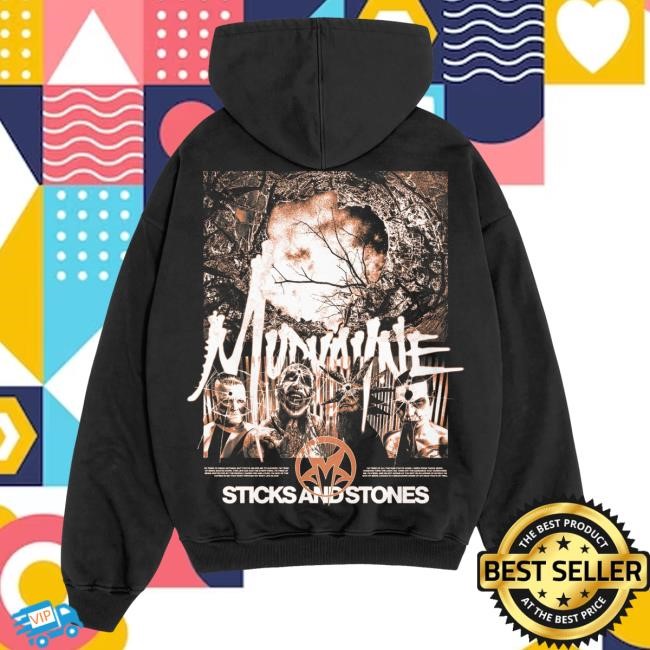Official Mudvayne Merch Sticks And Stones Hood