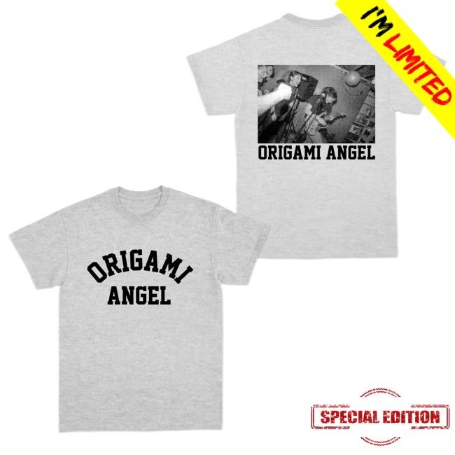 Official Origami Angel Merch Shop Varsity T Shirt