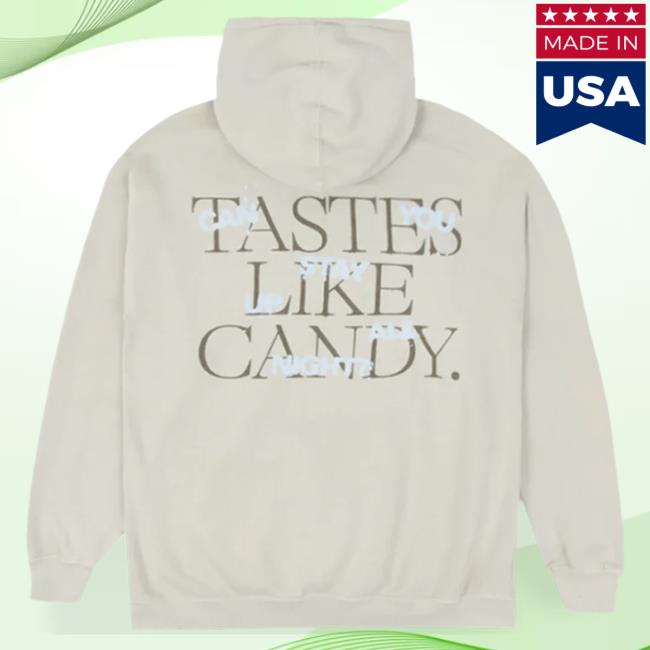Official Ariana Grande Merch Store Ariana Grande tastes like candy Crew neck Sweatshirt Ariana Grande Apparel Clothing Shop ArianaGrande