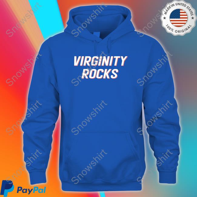 Official Virginity Rocks Hooded Sweatshirt Jonah Scott Virginity Rocks Shirt