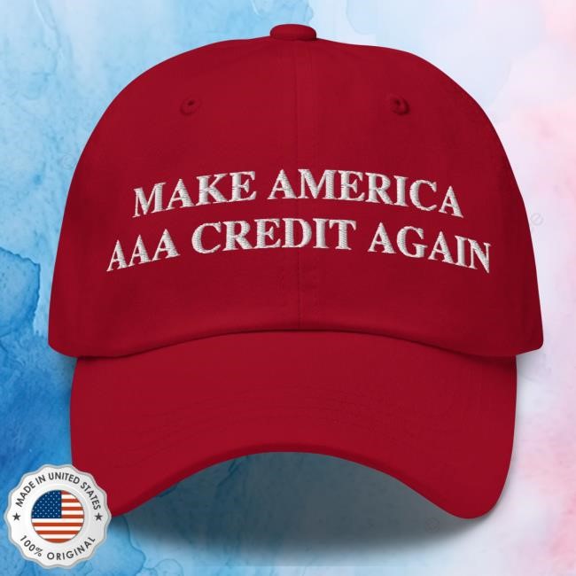 Litquidity Make America AAA Credit Again Dad Hat - Red | Navy Litquidity Official Merch Store