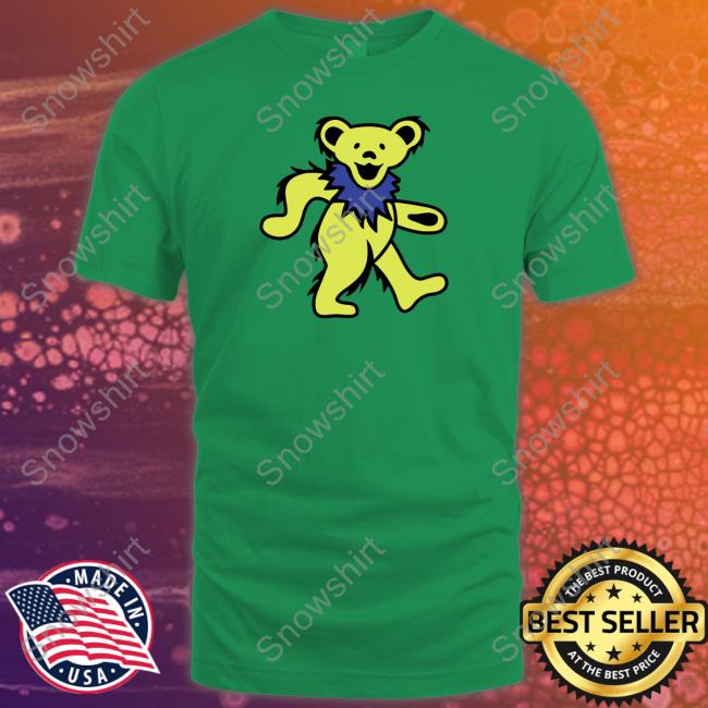 Grateful Dead Classic Navy With Yellow Bear Long Sleeve