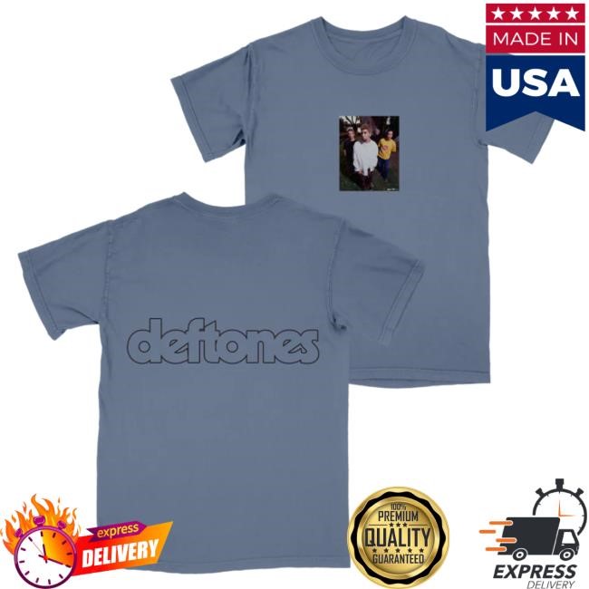 official deftones shop band photo top shirt