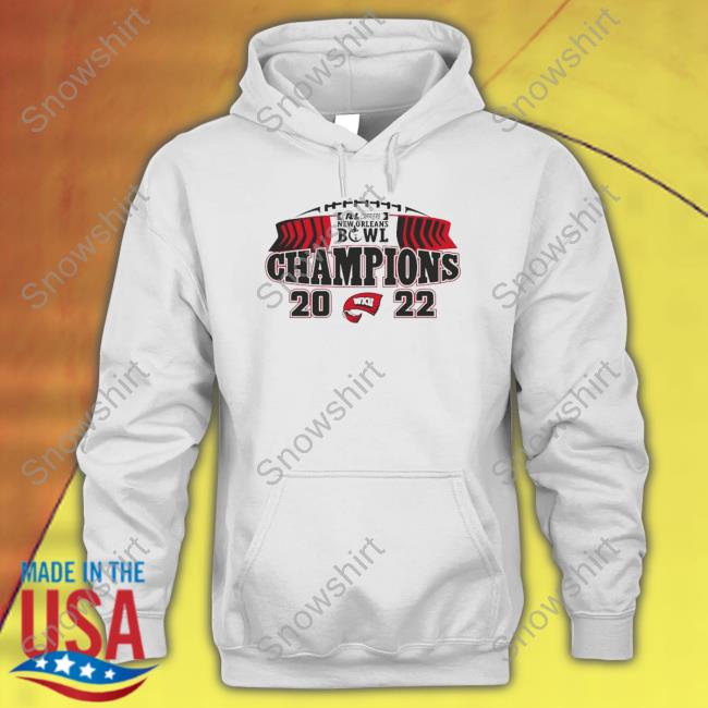 Western Kentucky Hilltoppers 2022 New Orleans Bowl Champions Hooded Sweatshirt