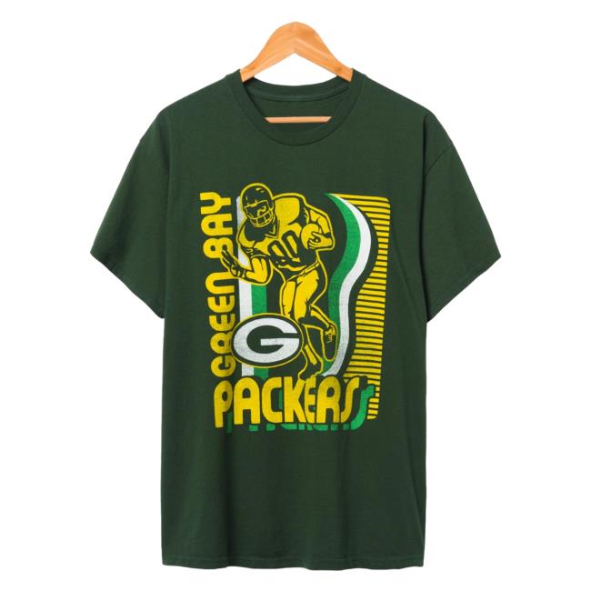 Official Junk Food Apparel Clothing Store Shop Junkfoodclothing Green Bay Packers Running Back Flea Market T Shirt