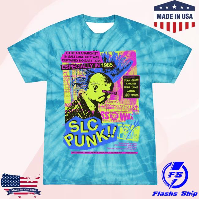 Official Studiohouse Designs Merch Store Slc Punk Tiedye T Shirt Turquoise Studiohouse Designs Apparel Clothing Shop StudiohouseDesigns